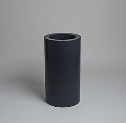 Donica dekoracyjna FROMO z pojedyńczym dnem - 75 cm - antracyt