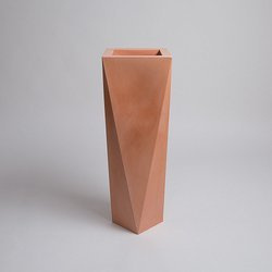 Donica dekoracyjna BASKA z pojedyńczym dnem - 90 cm - terakota