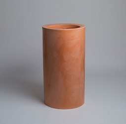 Donica dekoracyjna FROMO z wewnętrzną półką - 90 cm - terakota